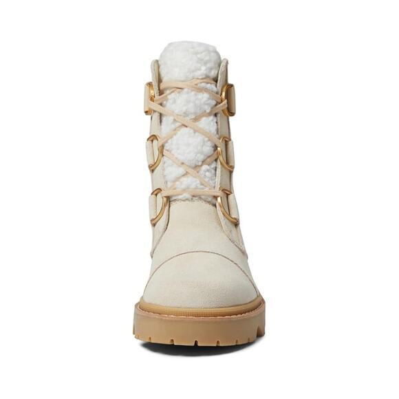 Sorel Women's Joan Now Lace Cozy Boots 7.5 Bleached Ceramic NWT - Picture 3 of 10